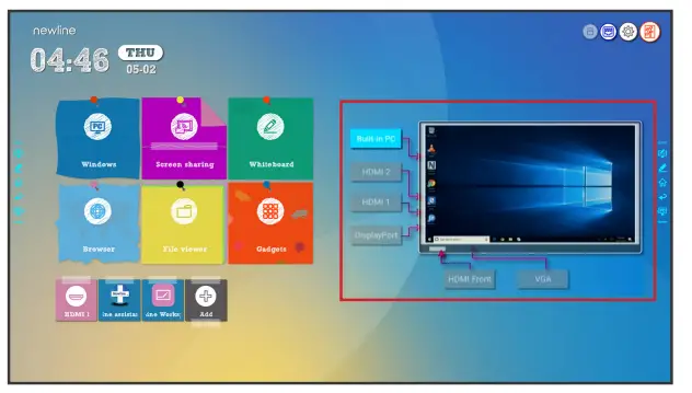 newline RS Plus Interactive Touch Display-fig3