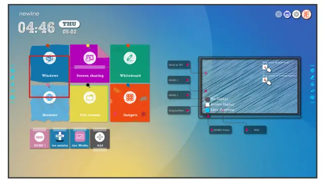 newline RS Plus Interactive Touch Display-fig4