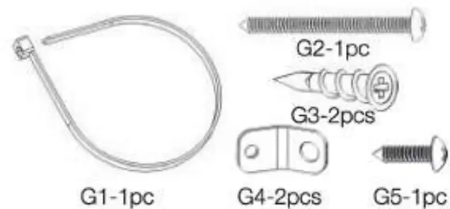 basics B01M0A4B9M 5 Shelf Shelving Unit Package content