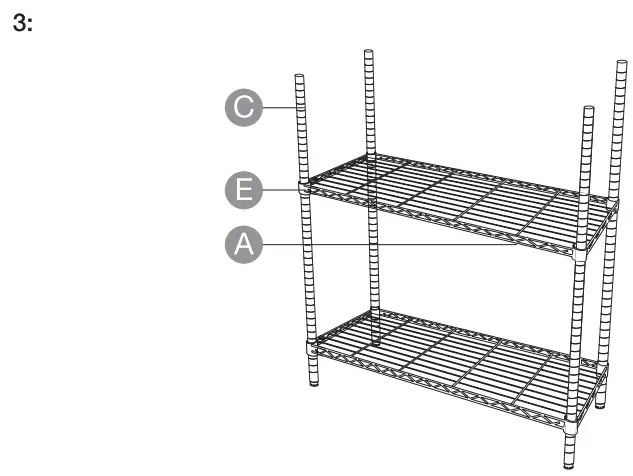 basics B01M0A4B9M 5 Shelf Shelving Unit Assembly