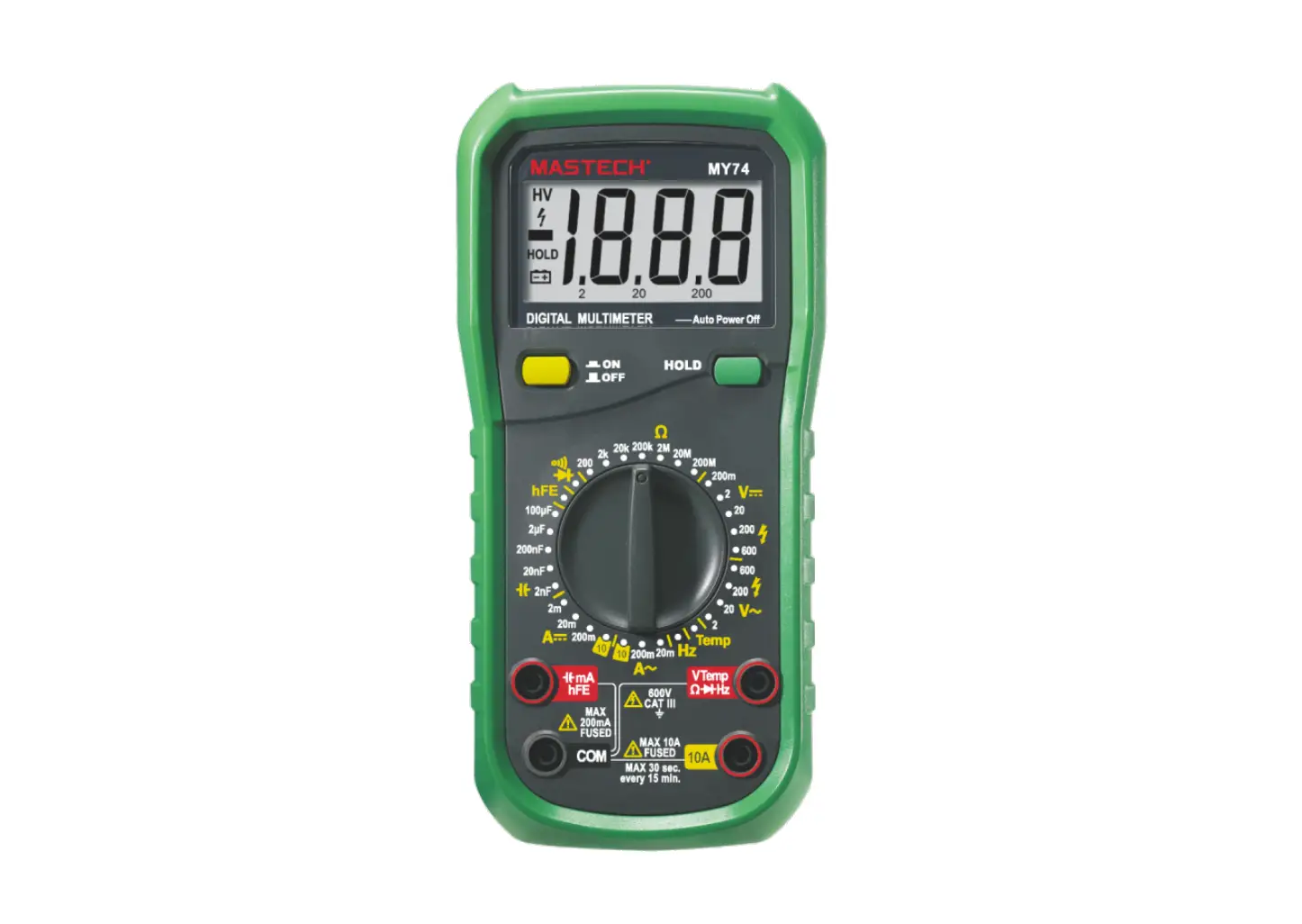 Mastech My74 Digital Multimeter User Guide Mastech My74 Digital Multimeter User Guide