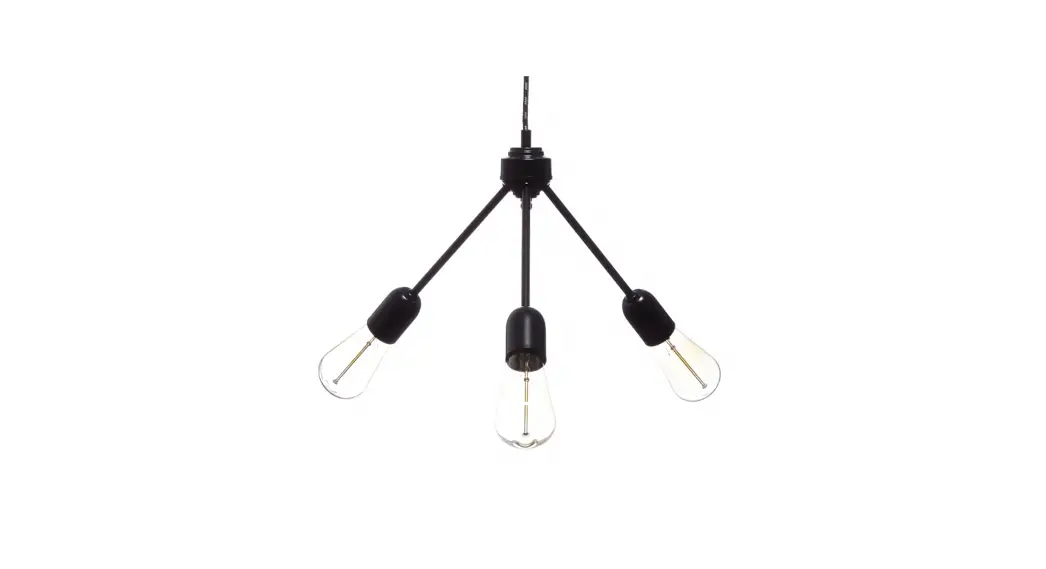 Trio Lighting 341610132 Hanging Lamp Black Plastic Instructions