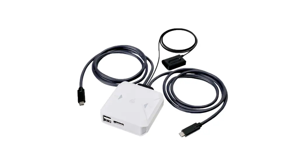 Iogear Gc72cc 2-port 4k Usb-c Kvm Switch With Displayport Output User Manual