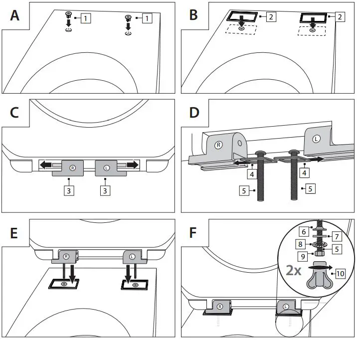 eisl ED69310DB Duroplast Toilet Seat-fig3