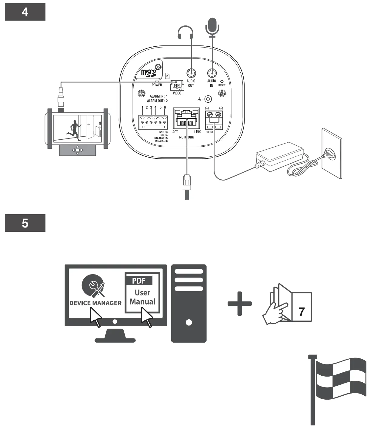 Installation Figure 4 and 5