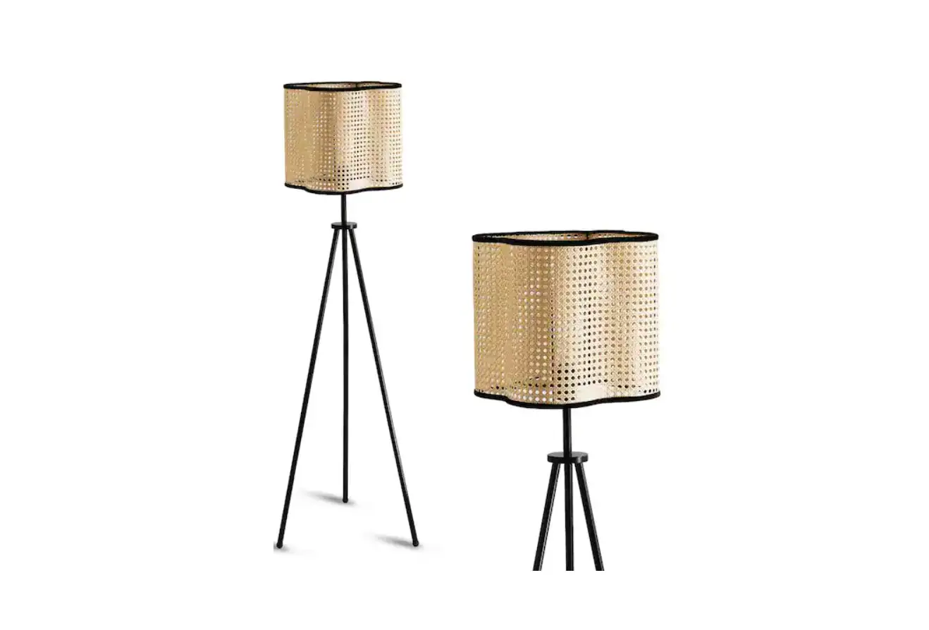 Vidalite Ce1008609 Beige Tan Tripod Floor Lamp Instruction Manual