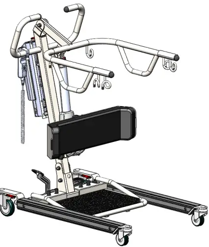 Proactive 34600 Protekt 600 Stand Sit-To-Stand Patient Lift-fig1