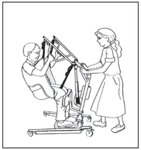 Proactive 34600 Protekt 600 Stand Sit-To-Stand Patient Lift-fig16
