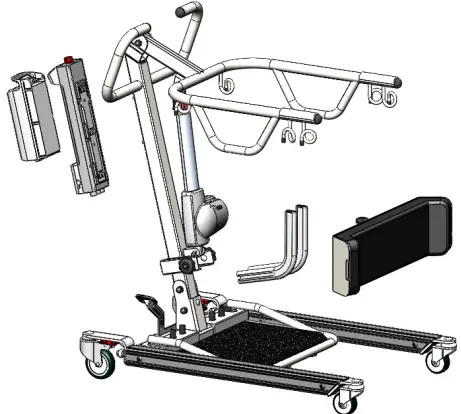 Proactive 34600 Protekt 600 Stand Sit-To-Stand Patient Lift-fig5