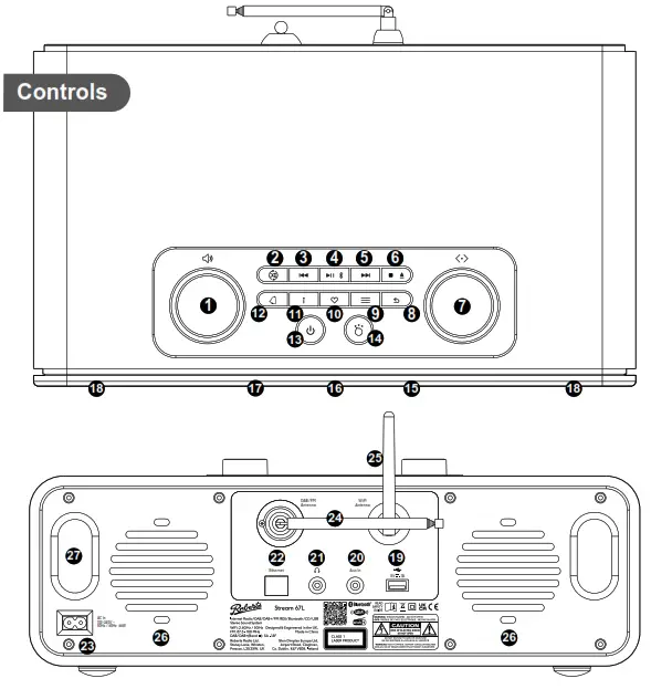 Roberts Stream 67L Smart Radio Sound System - Fig