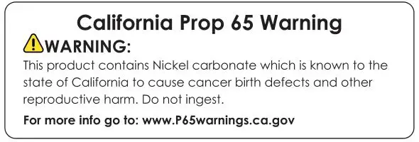PYLE PT8050CH Audio Karaoke Wireless BT Amplifier - California prop 65 warning