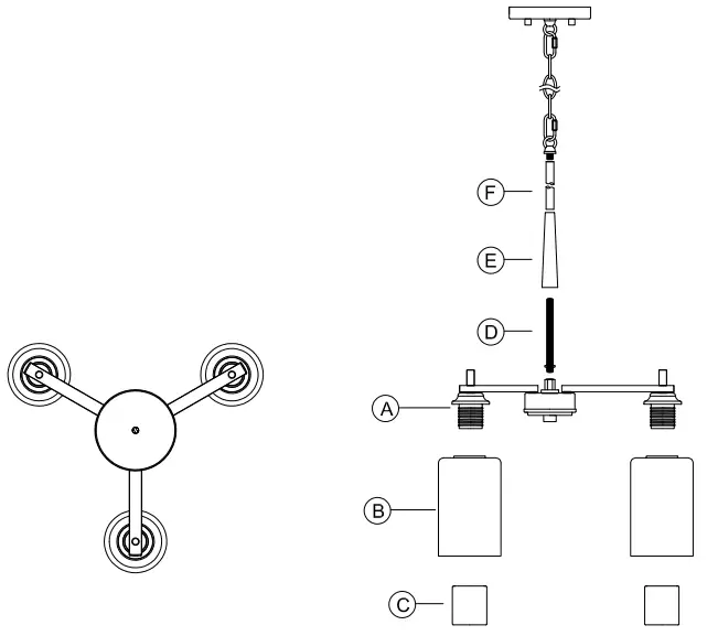 PROGRESS-LIGHTING-P400329-3-Light-Matte-Black-Transitional-FIG-1