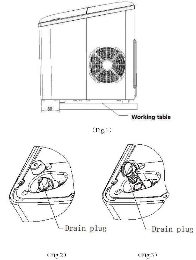 CROWNFUL IM2100T-UL Ice Maker 3