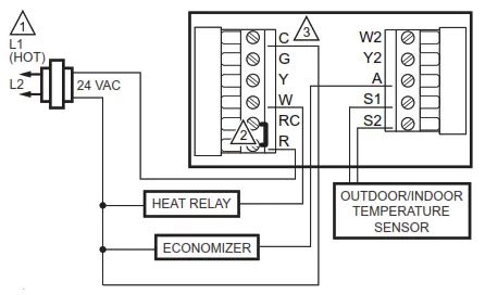 resideo TB7220U CommercialPRO 7000 Programmable Thermostat - Conventional System Wiring 3