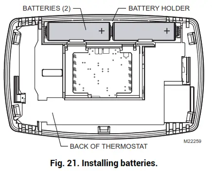 resideo TB7220U CommercialPRO 7000 Programmable Thermostat - POWER THE THERMOSTA 1