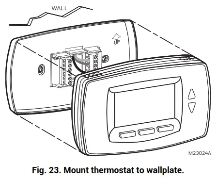 resideo TB7220U CommercialPRO 7000 Programmable Thermostat - POWER THE THERMOSTA 3