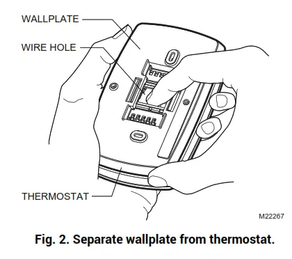 resideo TB7220U CommercialPRO 7000 Programmable Thermostat - Separate Wallplate from Thermostat
