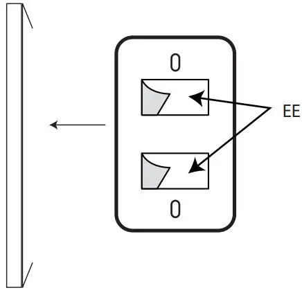 FEIT Electric UCL REMOTE Under Cabinet Handheld Wireless Remote - Adhesive Mount 2