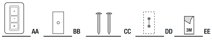 FEIT Electric UCL REMOTE Under Cabinet Handheld Wireless Remote - HARDWARE INCLUDED
