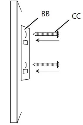 FEIT Electric UCL REMOTE Under Cabinet Handheld Wireless Remote - Installing Mounting Plate