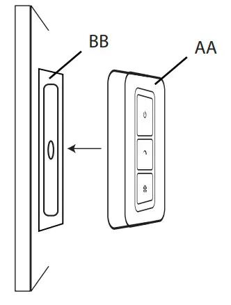 FEIT Electric UCL REMOTE Under Cabinet Handheld Wireless Remote - Mounting Plate