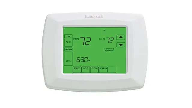 Honeywell Home Rth8500 Touchscreen Programmable Thermostat Operating Manual