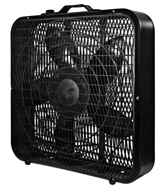 Comfort Zone CZ200ABK 20 Inch Box Fan
