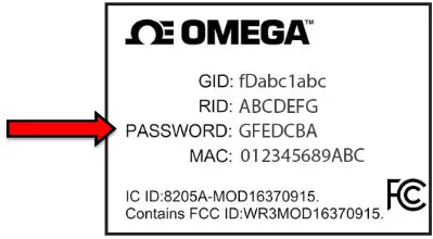 omega GW 002 Series APN - Gateway User 6