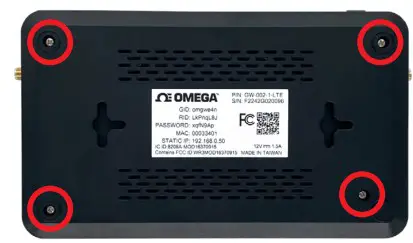 omega GW 002 Series APN - Replacing the SIM Card on the 2