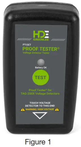 GREENLEE TAG 200X TAG Contact Voltage Detector - Figure 3