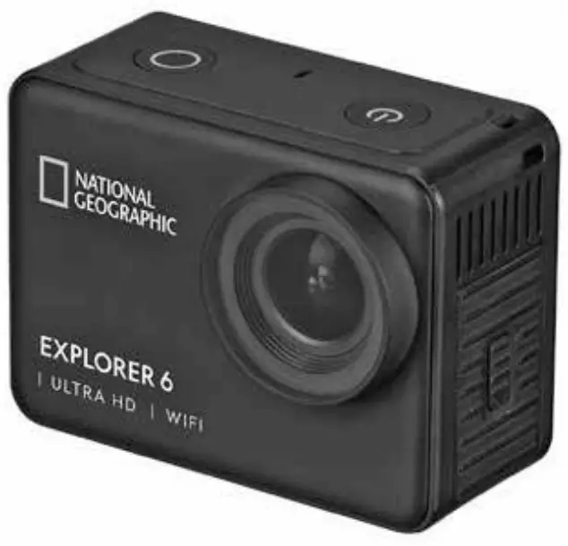 NATIONAL GEOGRAPHIC 9683500 4K Ultra-HD WIFI Action Camera Explorer 6