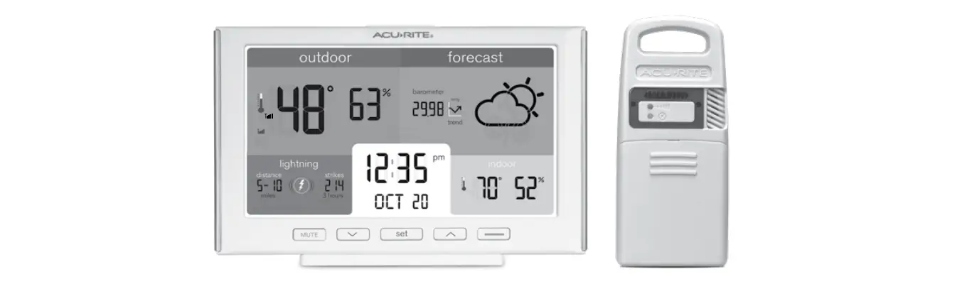 Acurite 01071 Weather Station With Lightning Instruction Manual