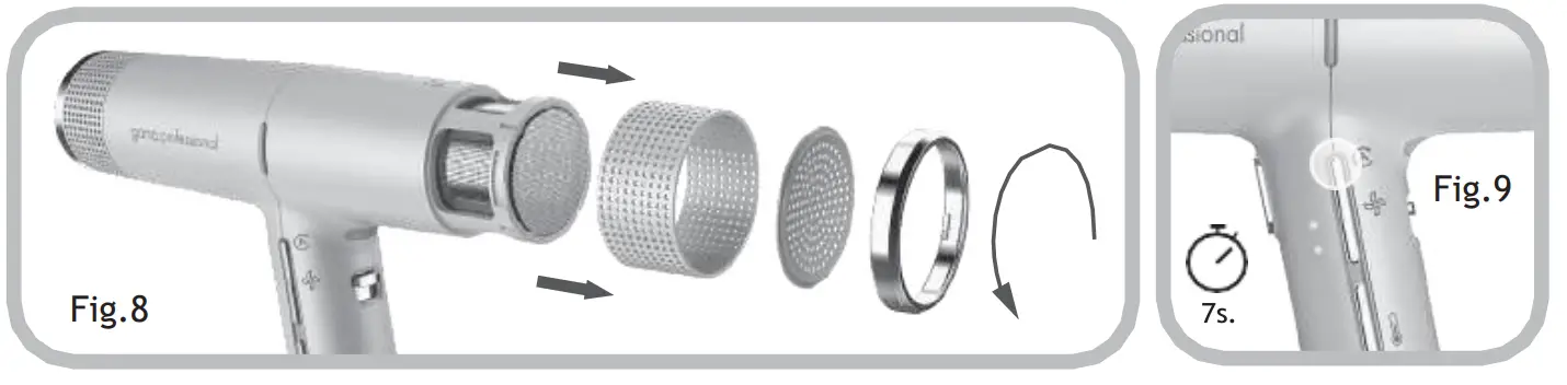 gama professional IQ Perfetto Hair Dryer - Fig 7