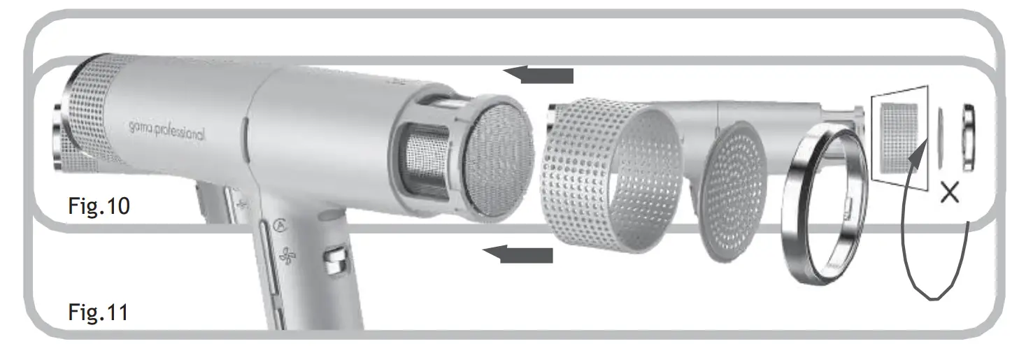 gama professional IQ Perfetto Hair Dryer - Fig 8