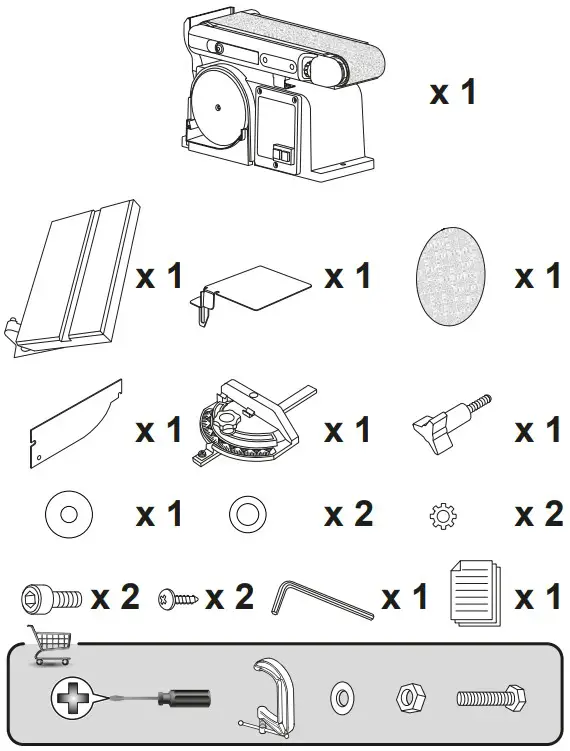 RYOBI RBDS4601G Grinding Machine - FIGURE 1
