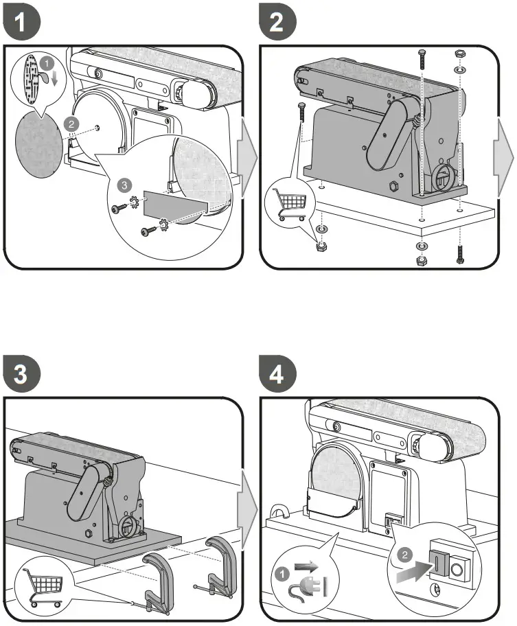 RYOBI RBDS4601G Grinding Machine - FIGURE 3