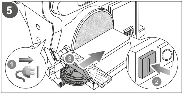 RYOBI RBDS4601G Grinding Machine - FIGURE 5