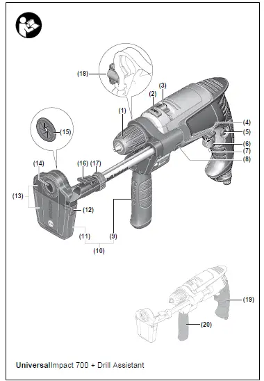 BOSCH-650-Universal-Impact-Electric-Impact-Drill-230V-1