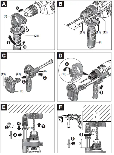 BOSCH-650-Universal-Impact-Electric-Impact-Drill-230V-2