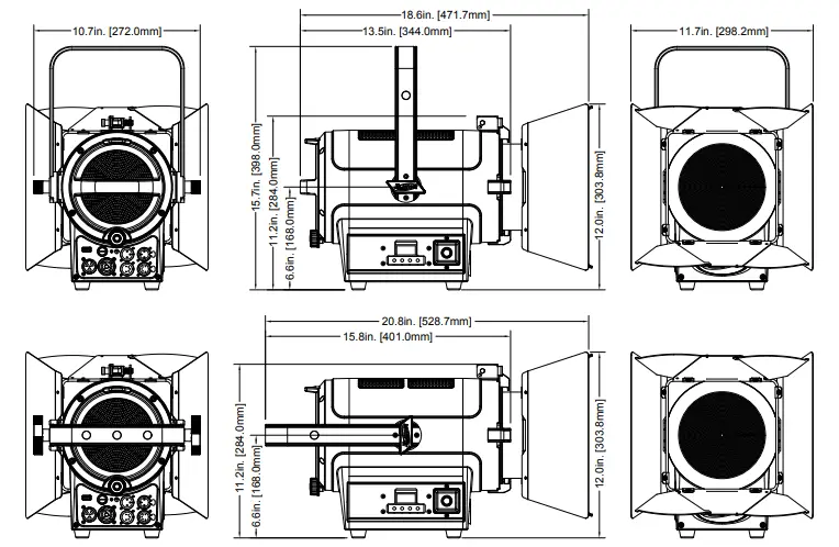 ELATION-KLF846-KL-Fresnel-6 FC-LED-Full-Color-Spectrum-LED-Light-FIG-15