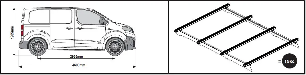 VAN-GUARD-VG337-3-L1H1-Peugeot-Expert-2016-on-ULTI-Roof-Bars-1400mm-fig- (6)