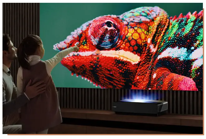 Hisense 100L5G-CINE100A L5G 4K Smart Laser TV - Screen