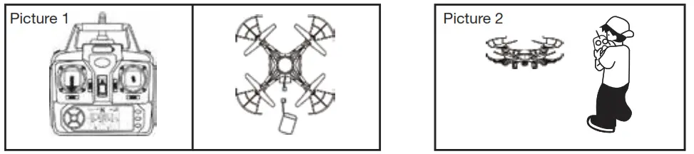 Quadrone I-Sight Quadcopter Drone - 3. Pairing the remote and drone