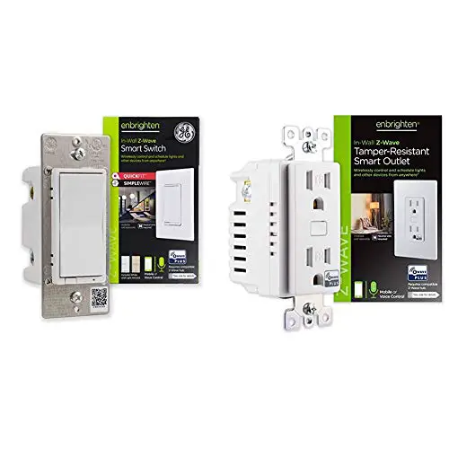 Enbrighten 55256 Z-wave Plus Smart Receptacle Works With Alexa User Manual