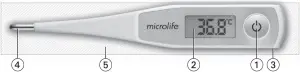 microlife MT 550 Digital Thermometer
