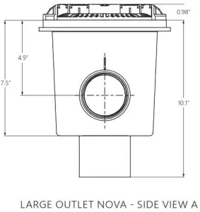 CMP 25513 6XX Nova Pool Drain with Sump - fig7