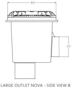 CMP 25513 6XX Nova Pool Drain with Sump - fig9