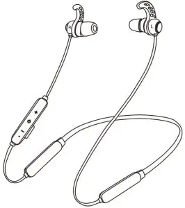 Avantree BTHS-NB16 Wireless Neckband Earphones.