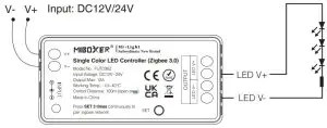 MiBOXER FUT035Z LED Controller - Input 1
