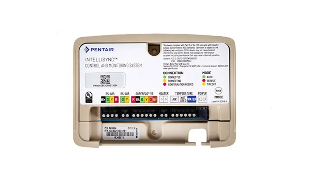 Pentair 523404 Intellisync Monitoring And Control System User Guide